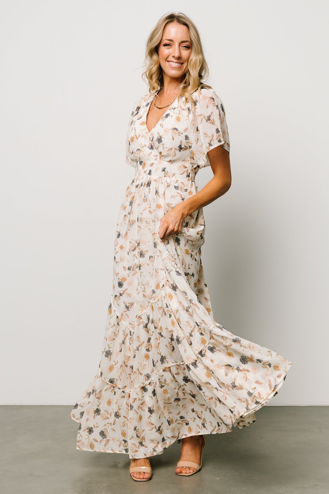Katherine Maxi Dress Multi Floral | Baltic Born XL Katherine Maxi Dress Multi Floral | Baltic Born XL