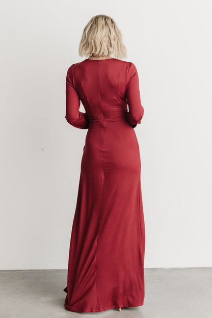 Keira Maxi Dress | Wine - Baltic Born