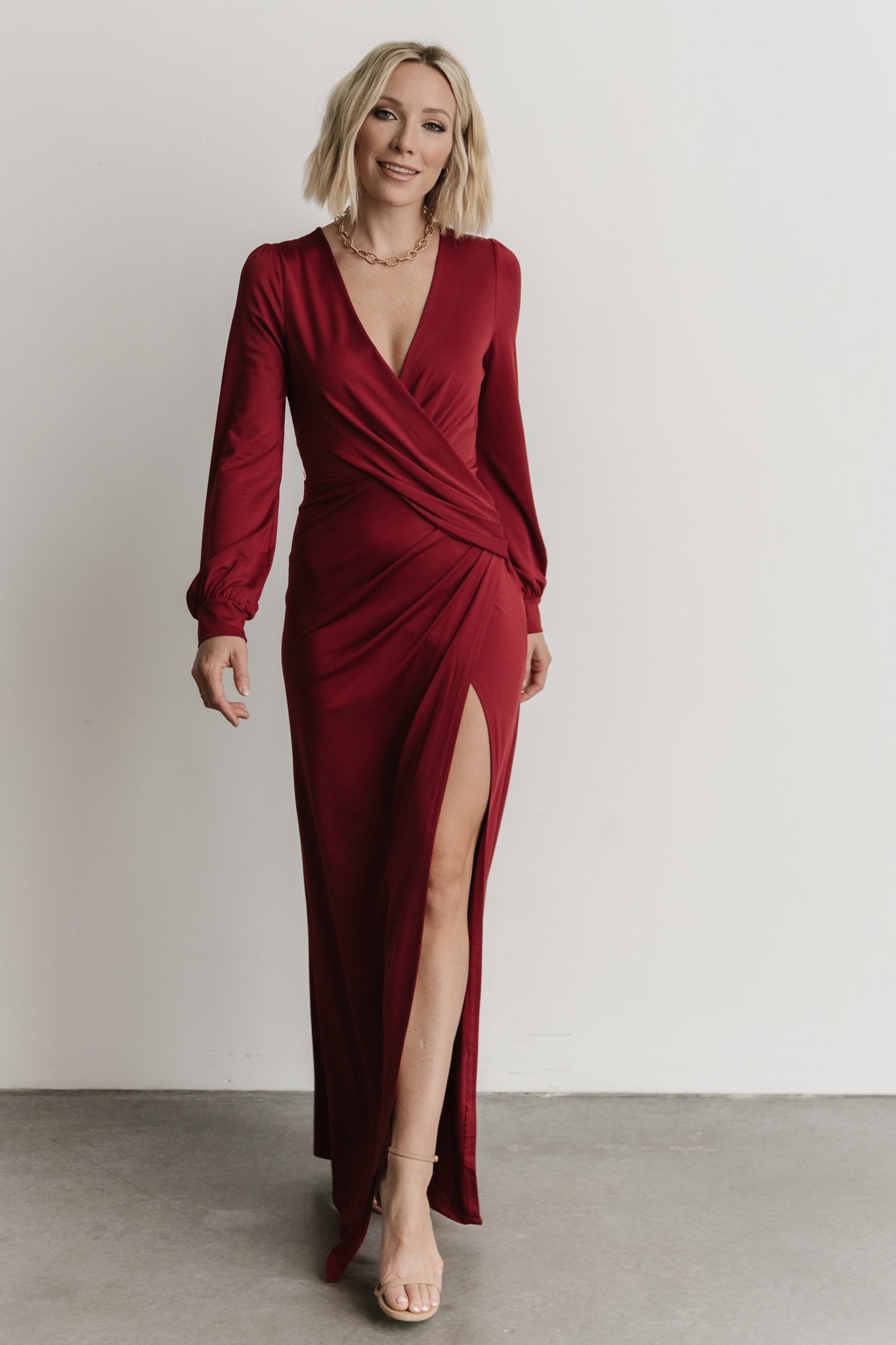 Keira Maxi Dress | Wine - Baltic Born