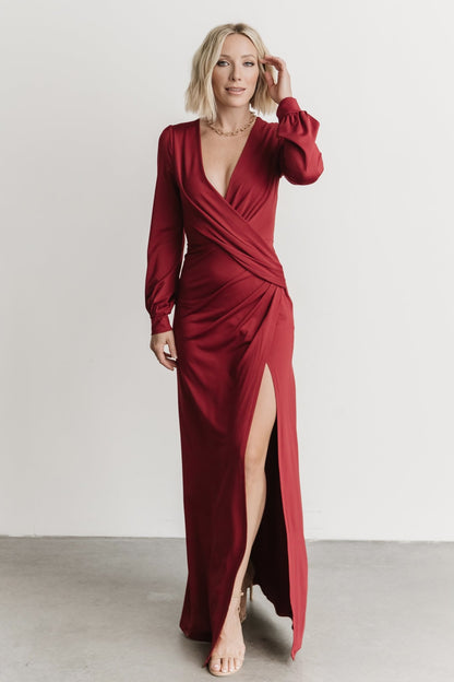 Keira Maxi Dress | Wine - Baltic Born