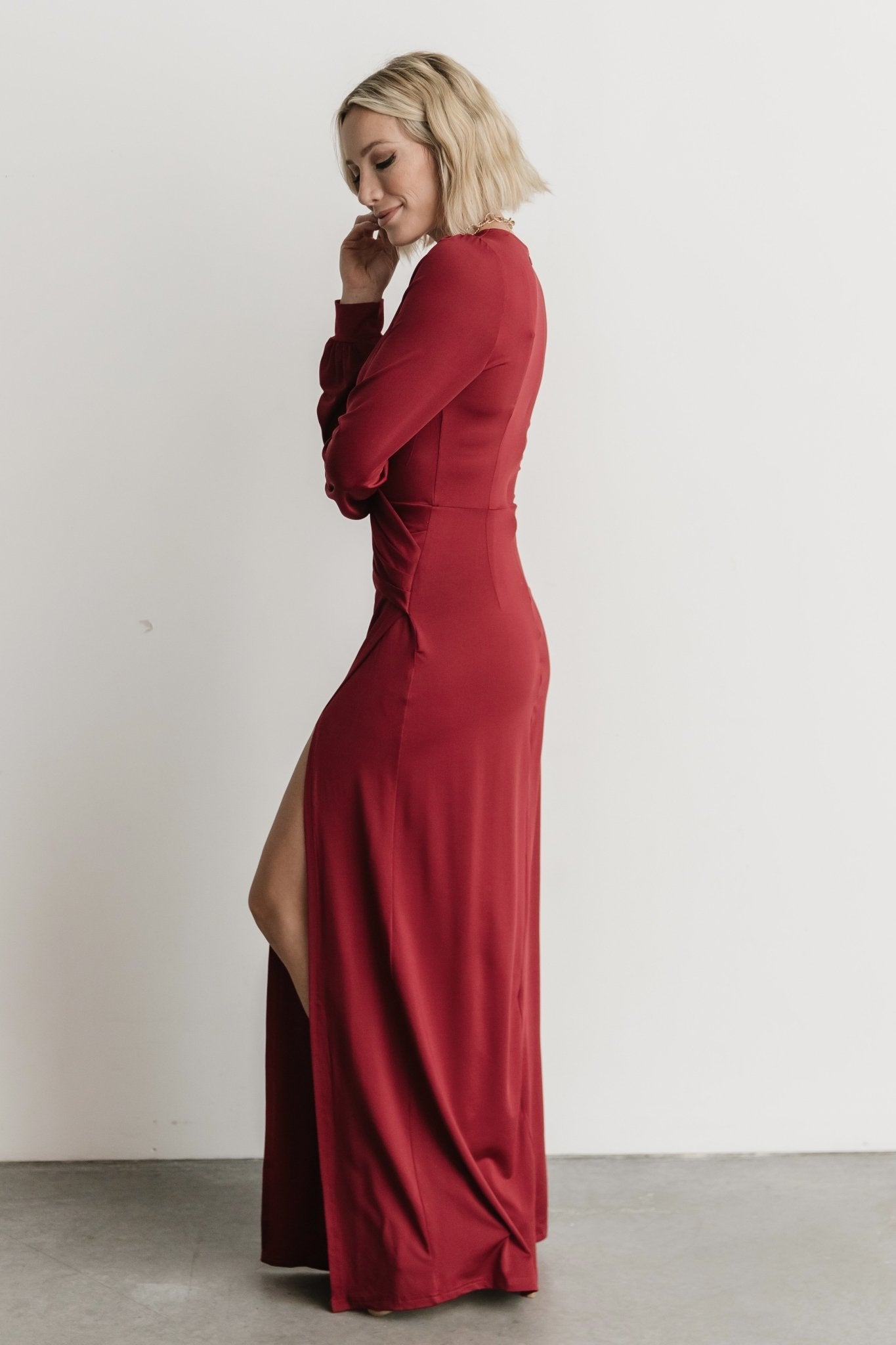 Keira Maxi Dress | Wine - Baltic Born