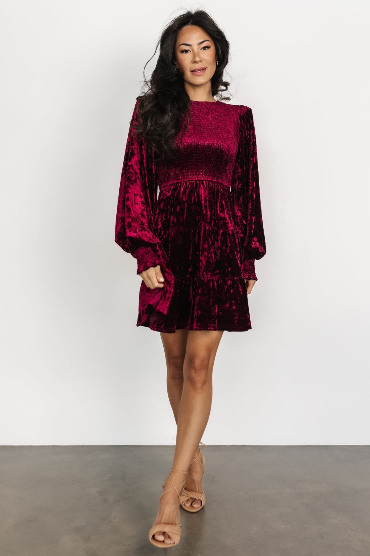 Velvet hot sale berry dress