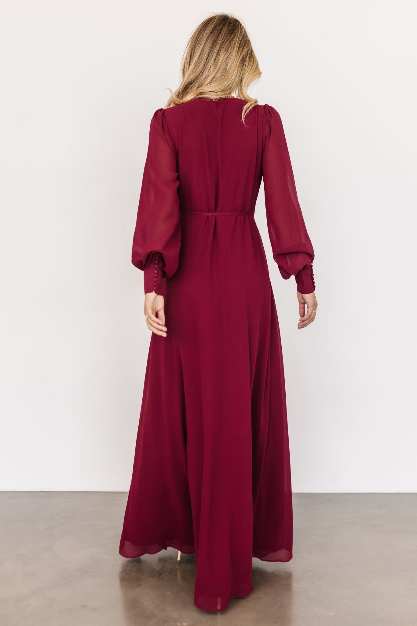 Kelsey Wrap Dress | Wine | Baltic Born