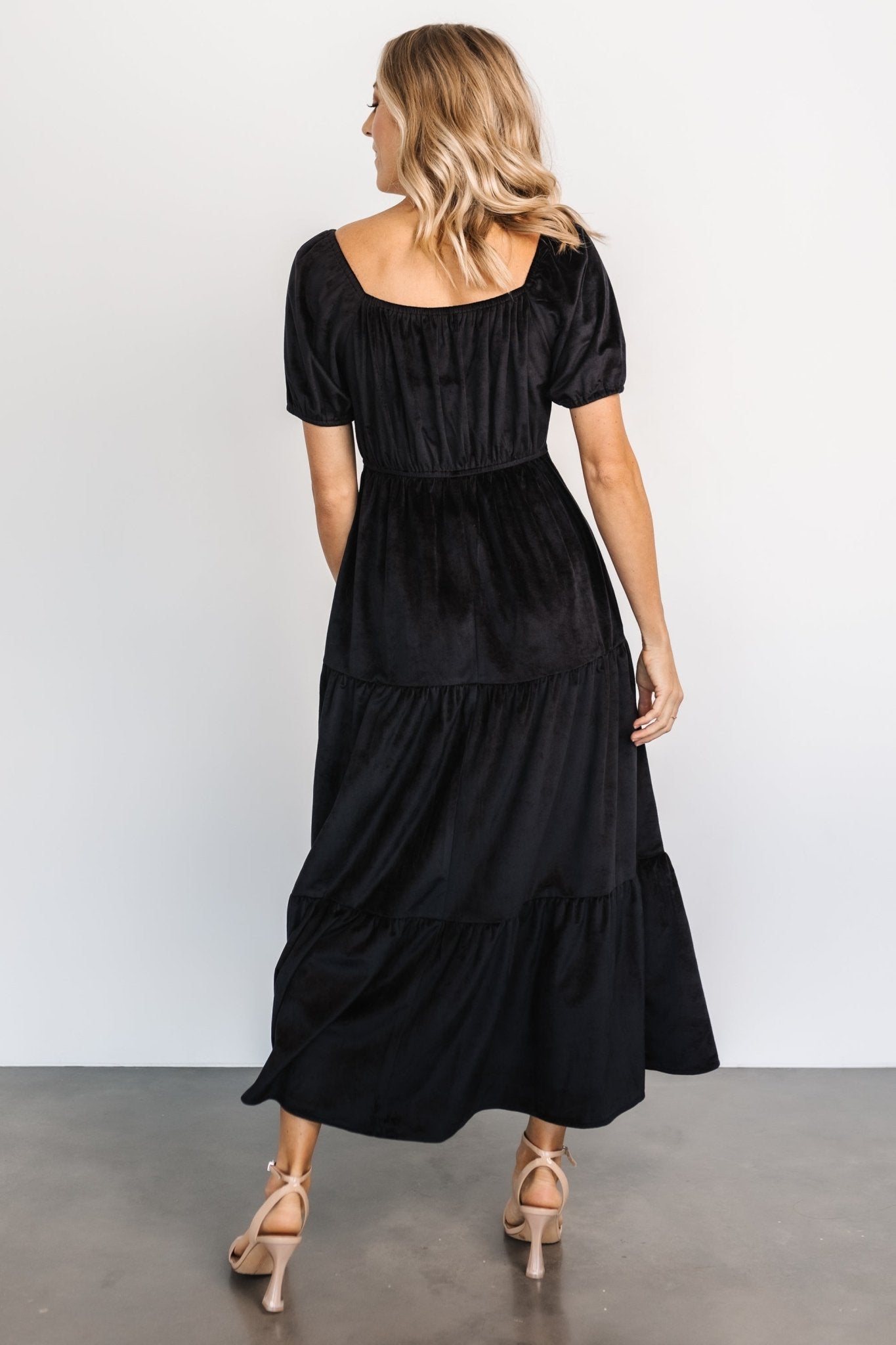 Kenli Velvet Maxi Dress | Black - Baltic Born