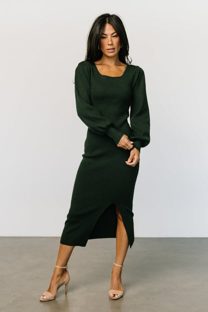 Kori Sweater Dress | Emerald - Baltic Born