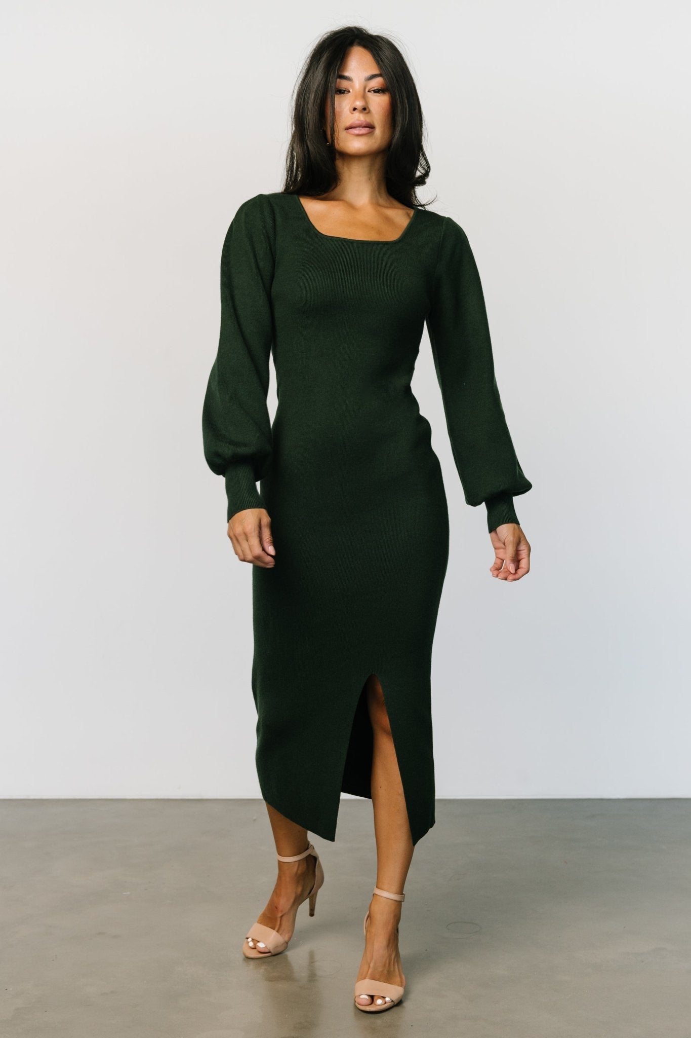 Kori Sweater Dress | Emerald - Baltic Born