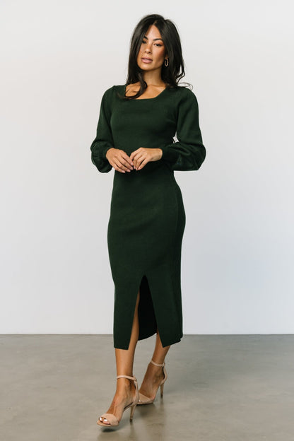 Kori Sweater Dress | Emerald - Baltic Born