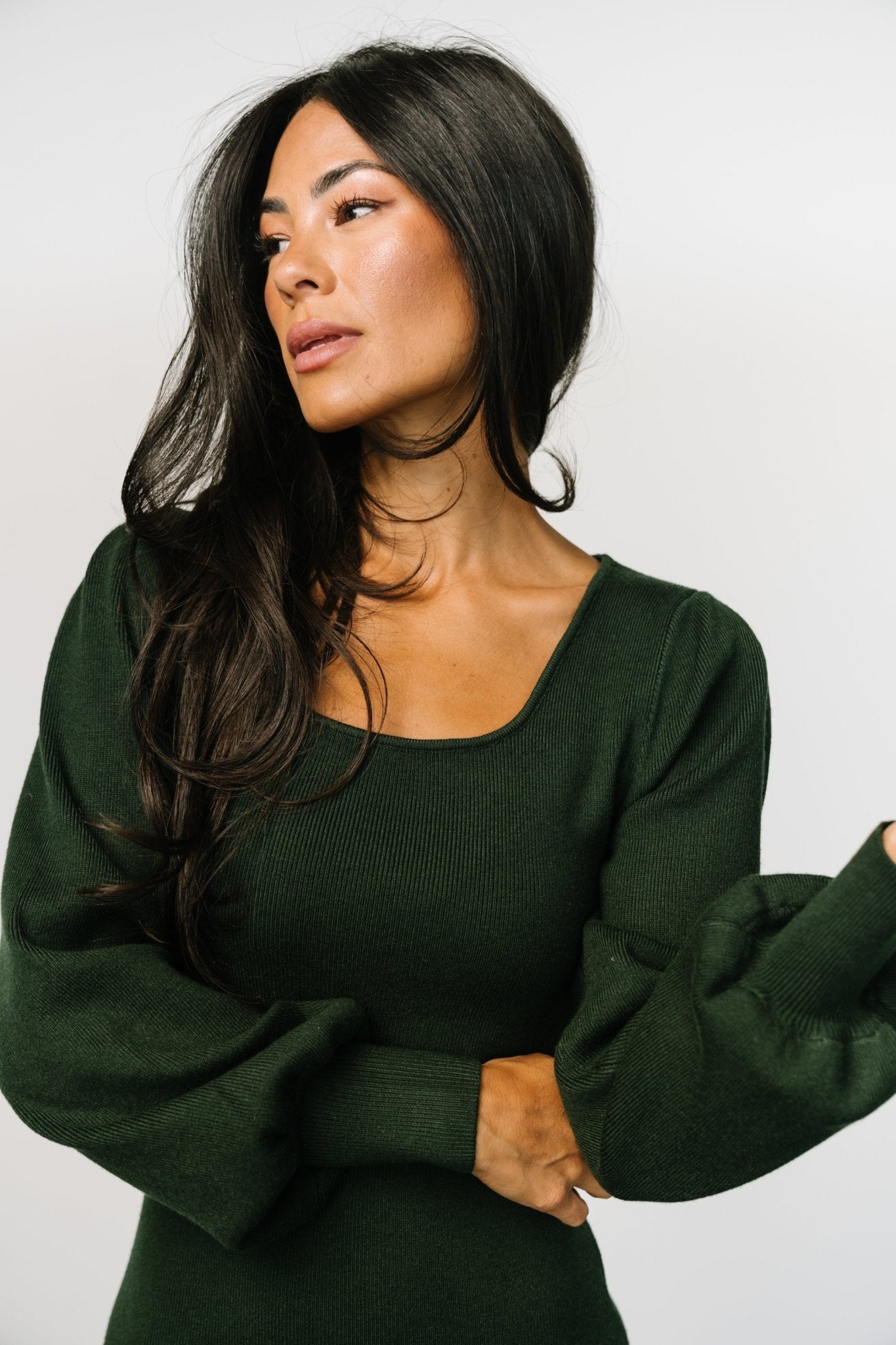 Emerald Green Hunter Green Sweater Women's Buy LOV Dark Green