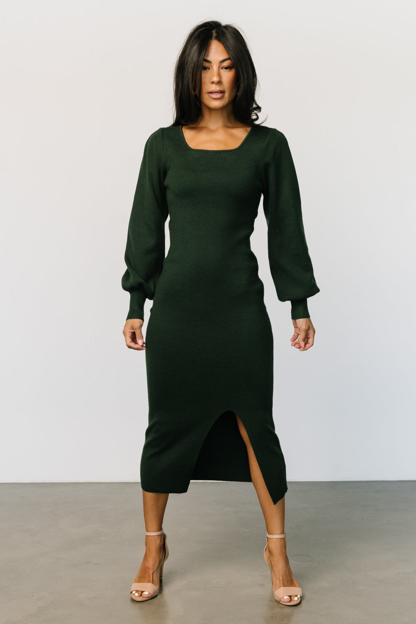 Kori Sweater Dress | Emerald - Baltic Born