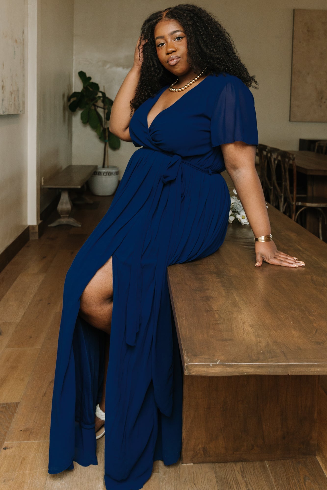 Kristina Maxi Dress Navy