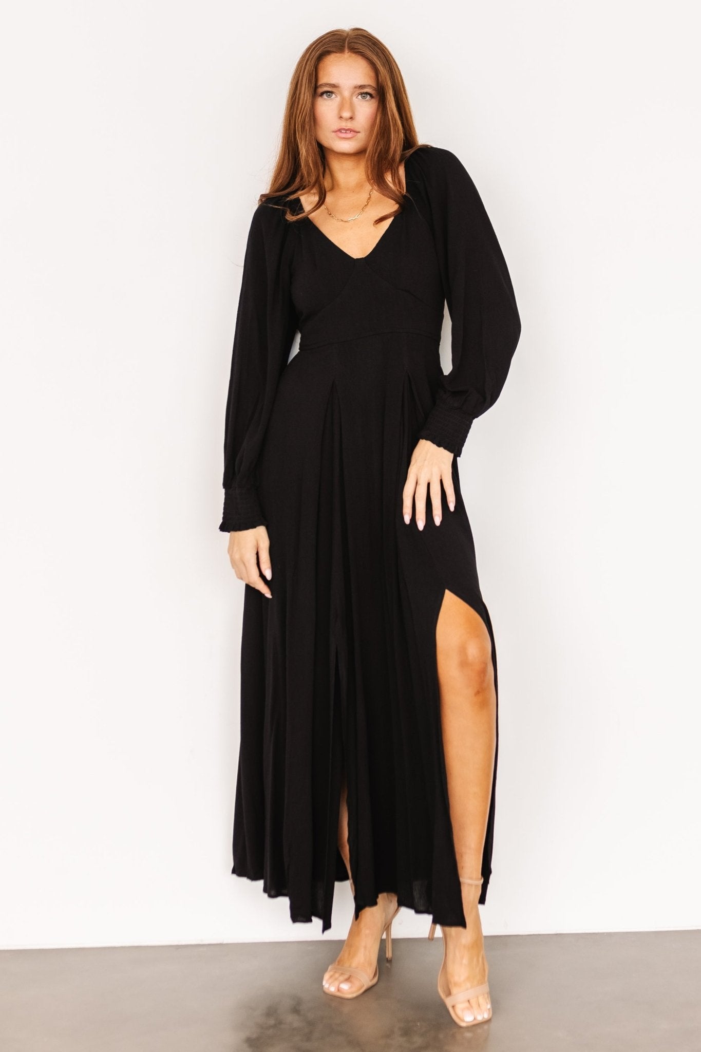 Laura Maxi Dress | Black | Baltic Born