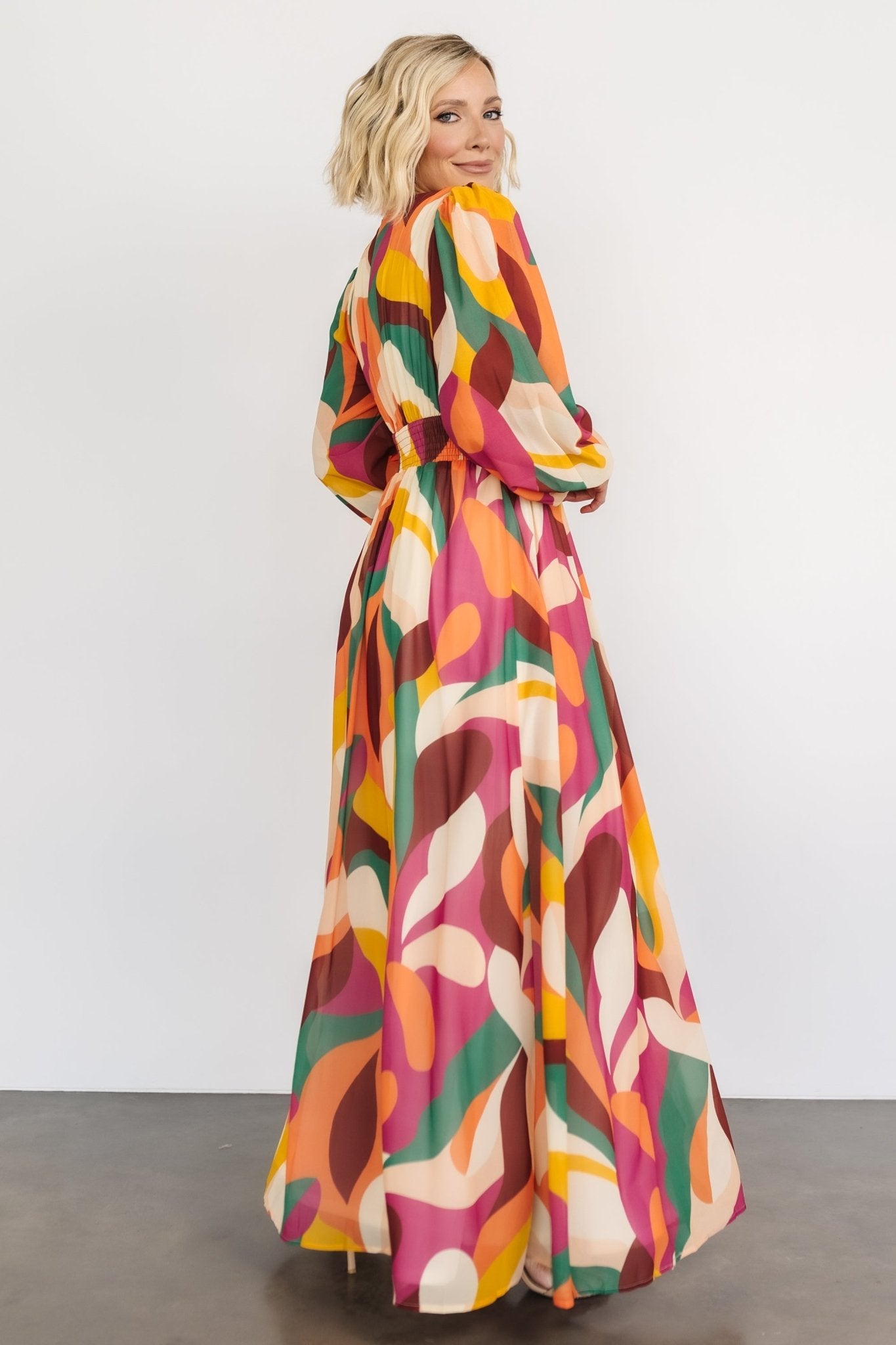 LAWNA Maxi-dress Bi colour Sleeves