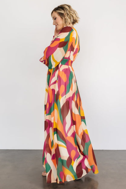 Lawson Maxi Dress | Green Multi - Baltic Born