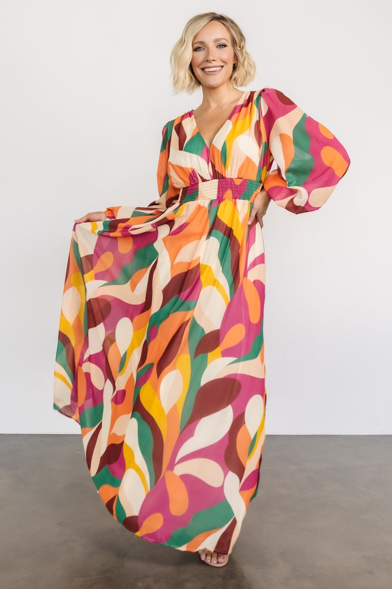 Lawson Maxi Dress | Green Multi - Baltic Born