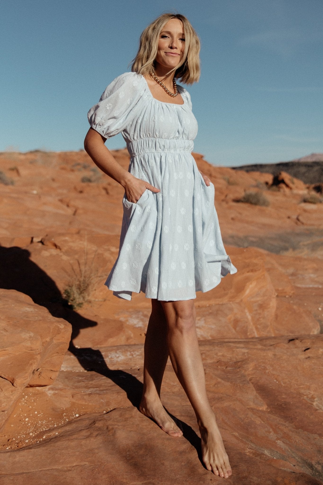 Lexington Short Dress | Blue - Baltic Born