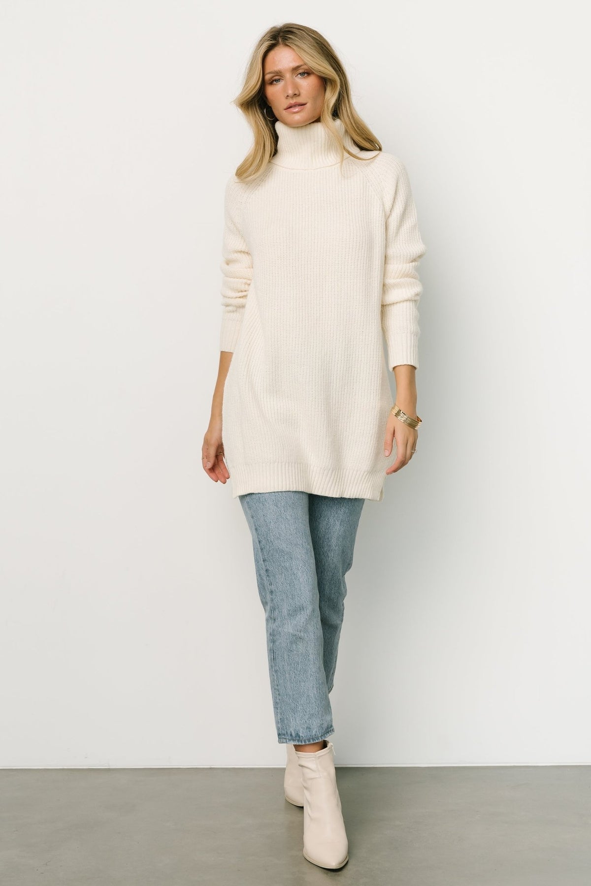 Ivory on sale turtleneck sweater