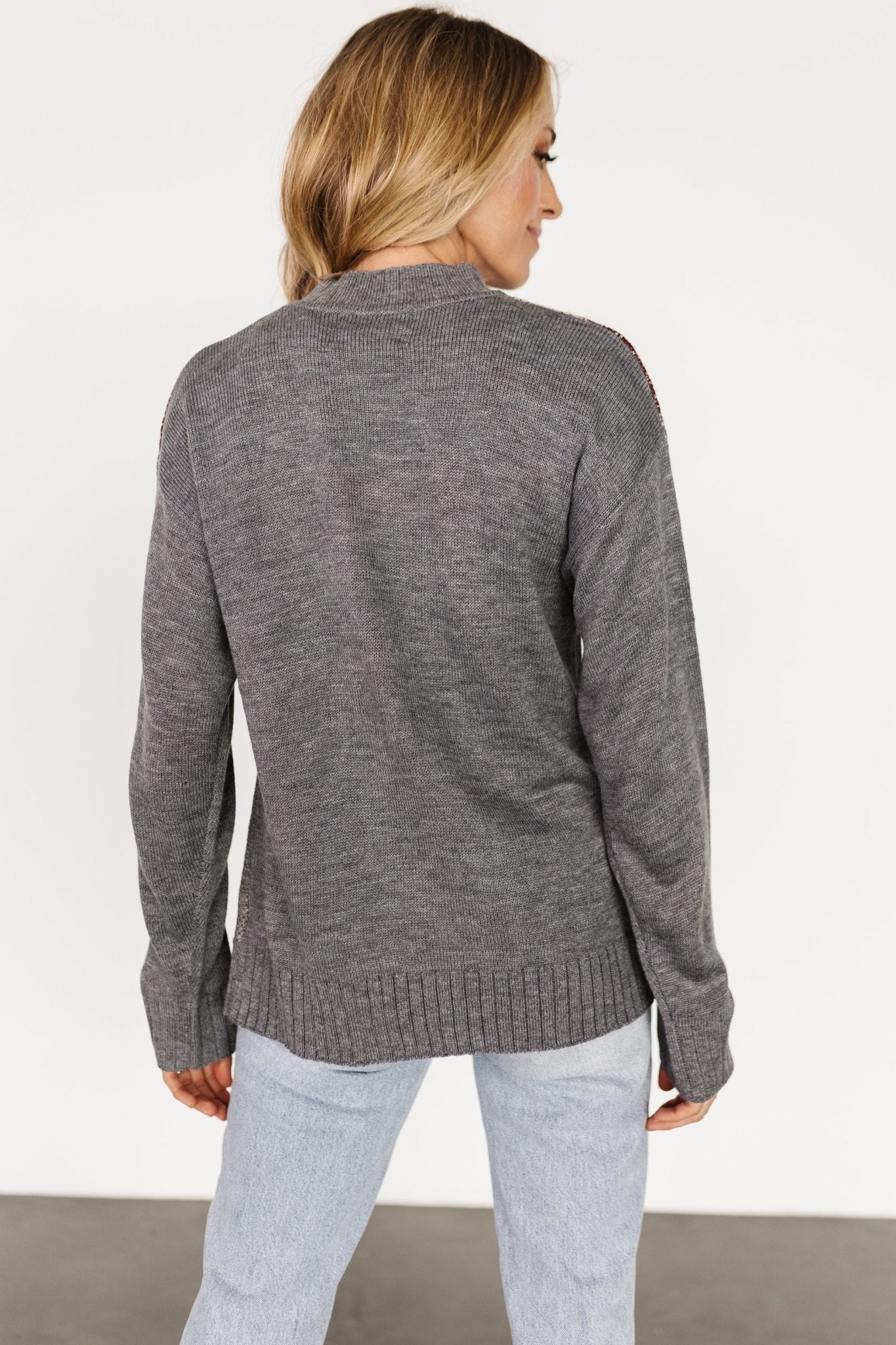 Lolo Knit Sweater | Gray Multi - Baltic Born