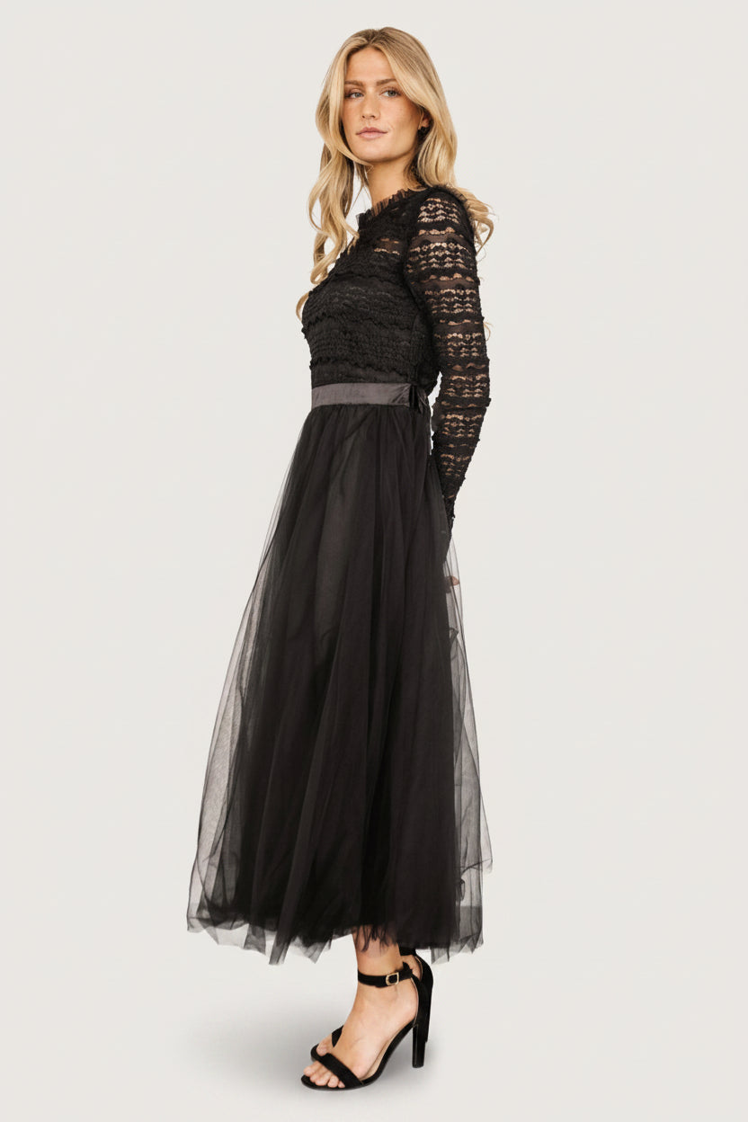 Baltic Born Womens Lonnie Tulle Dress | Black | Size: XL Baltic Born Womens Lonnie Tulle Dress | Black | Size: XL
