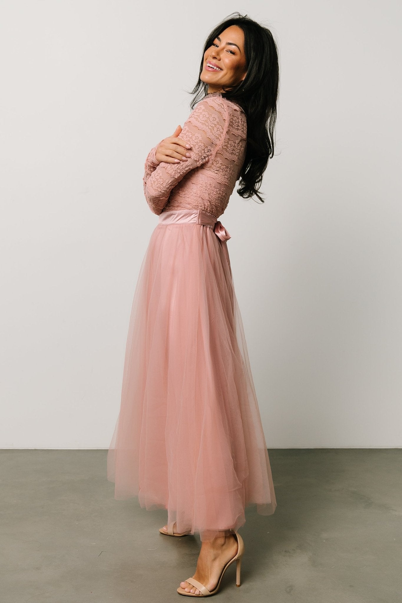 Lonnie Tulle Dress | Blush - Baltic Born