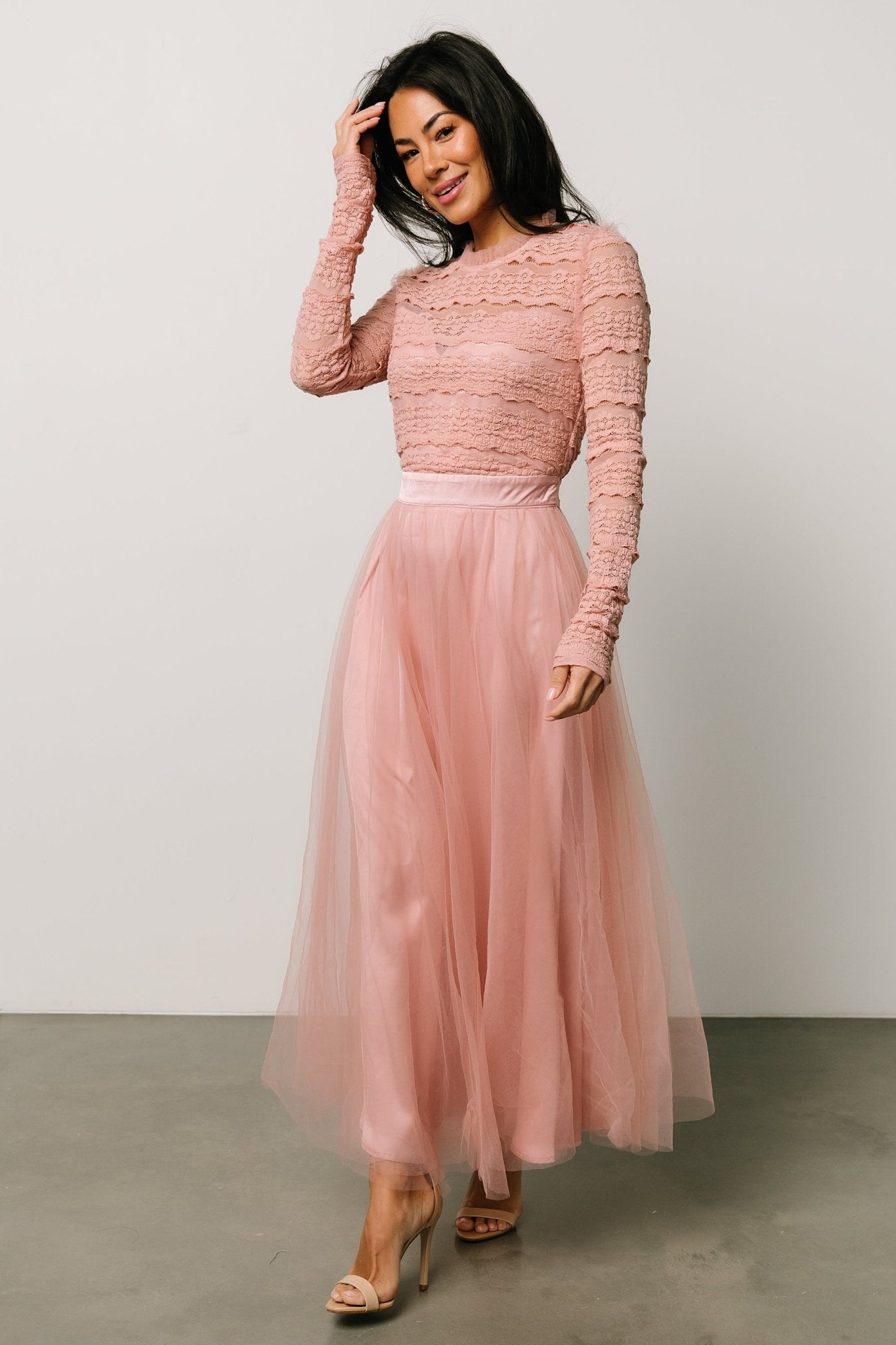 Lonnie Tulle Dress | Blush - Baltic Born