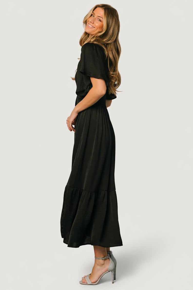 Lovell Smocked Midi Dress