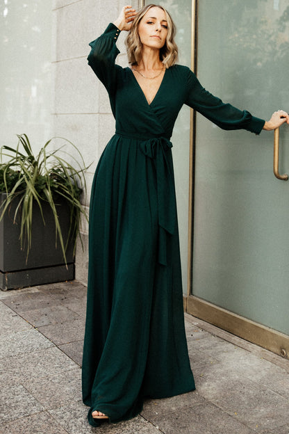 Lydia Maxi Dress | Hunter Green - Baltic Born