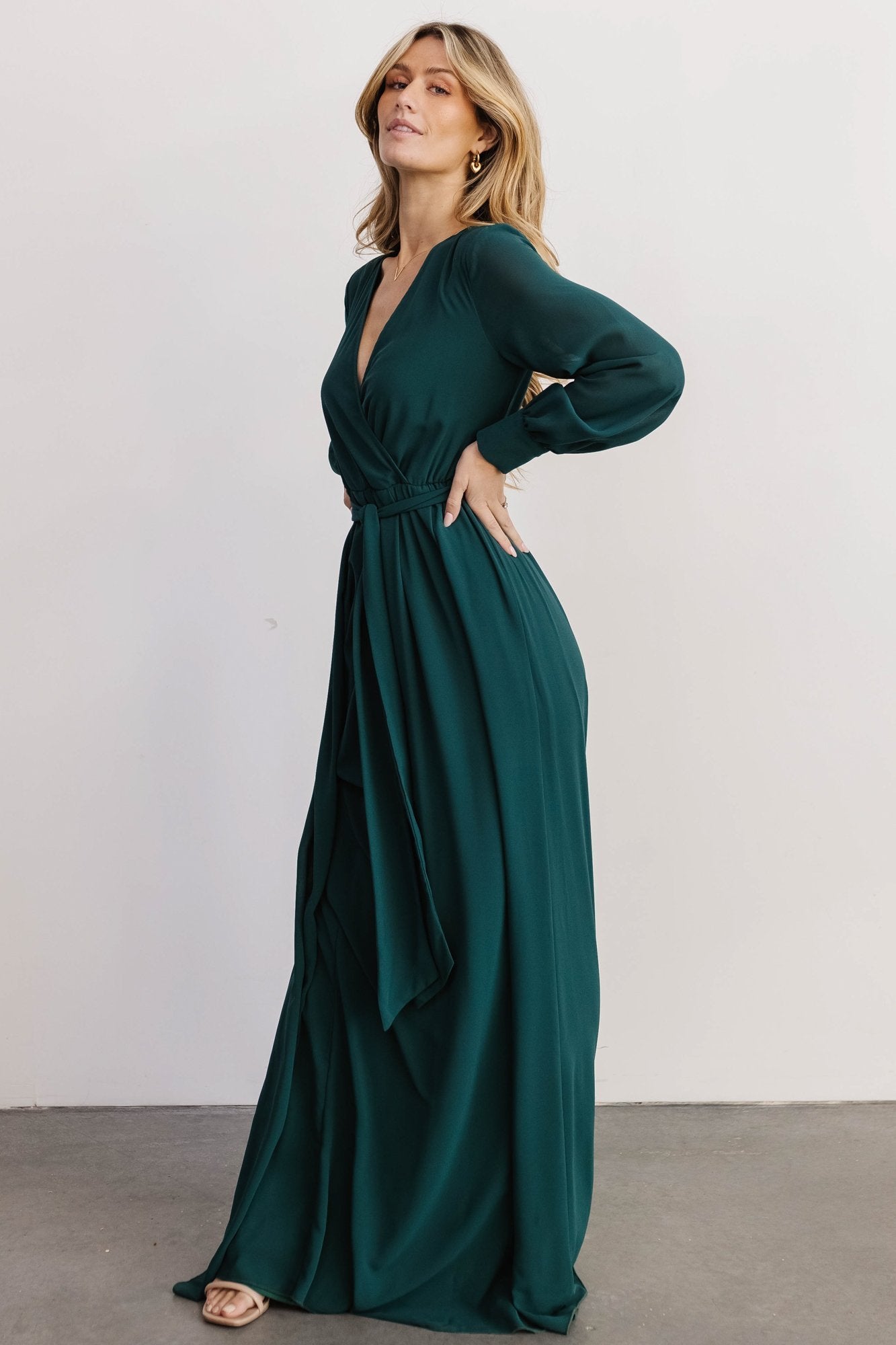 Lydia Maxi Dress | Hunter Green - Baltic Born