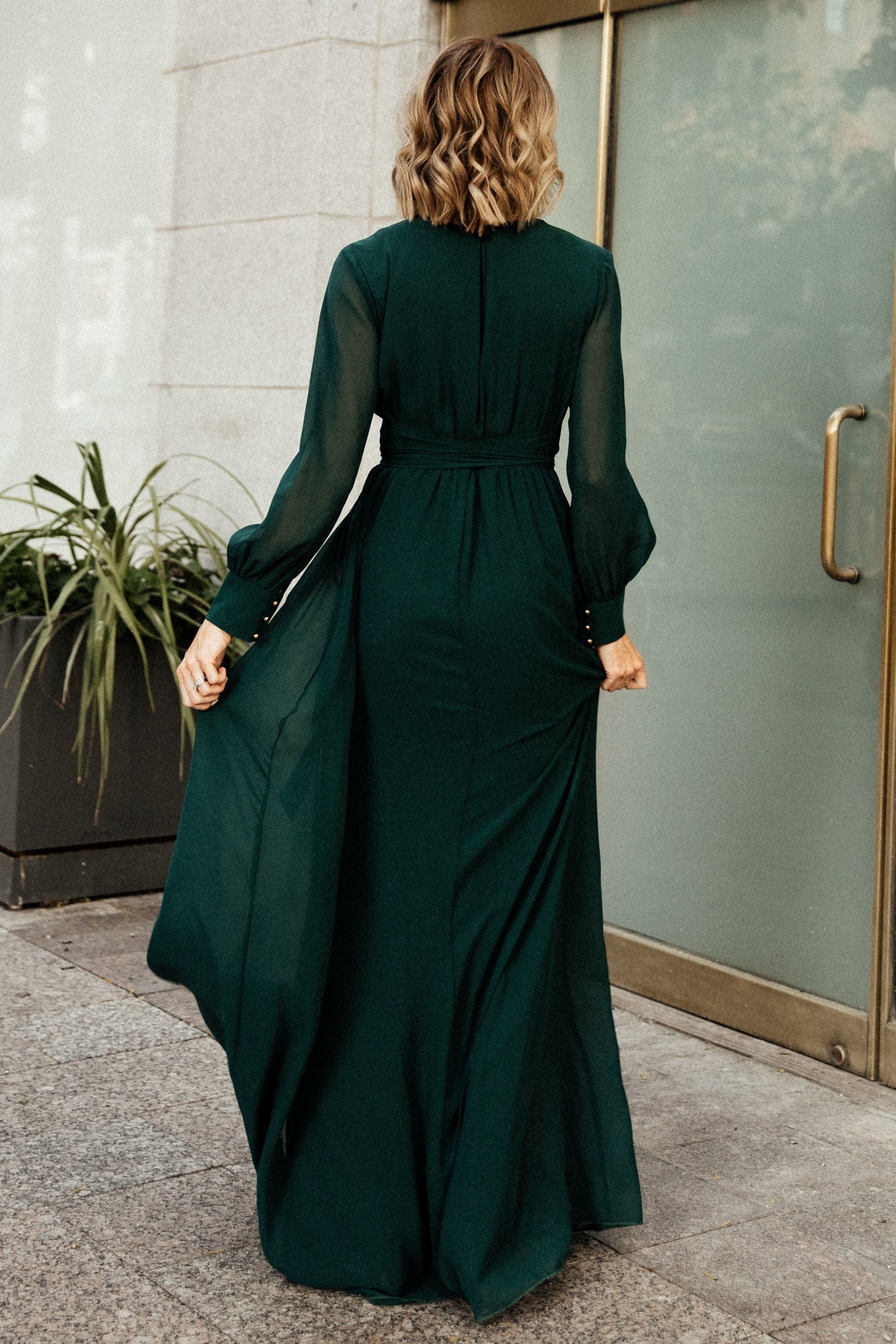 Lydia Maxi Dress | Hunter Green - Baltic Born