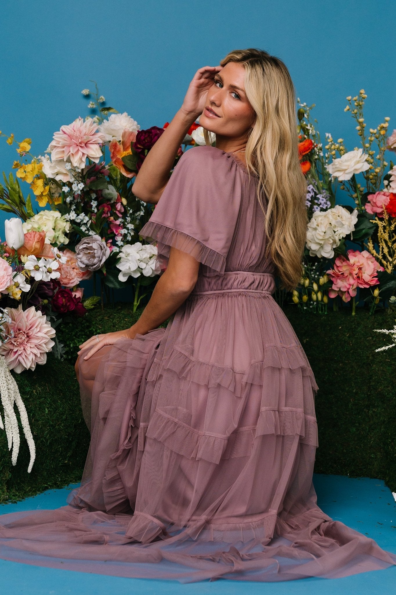 Hulda Blue Maxi Dress main image 0
