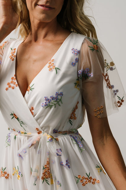 Marseille Embossed Maxi Dress | Meadow Floral - Baltic Born