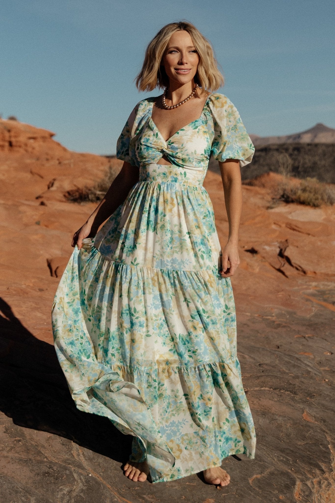 Baltic Born Womens Maya Maxi Dress | Garden Multi | Size: XS Baltic Born Womens Maya Maxi Dress | Garden Multi | Size: XS