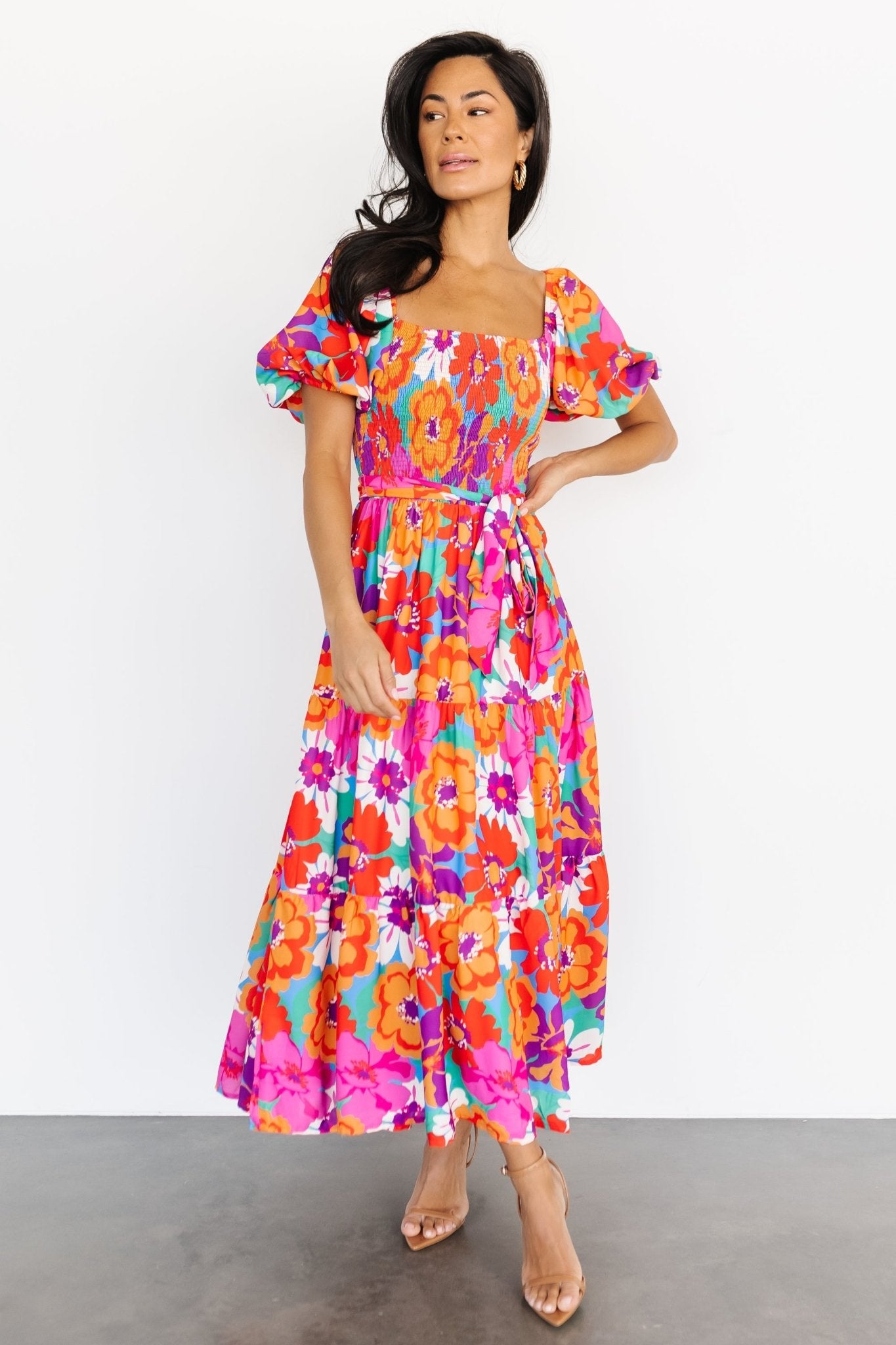 Mazatlan Maxi Dress | Multi Floral | Baltic Born