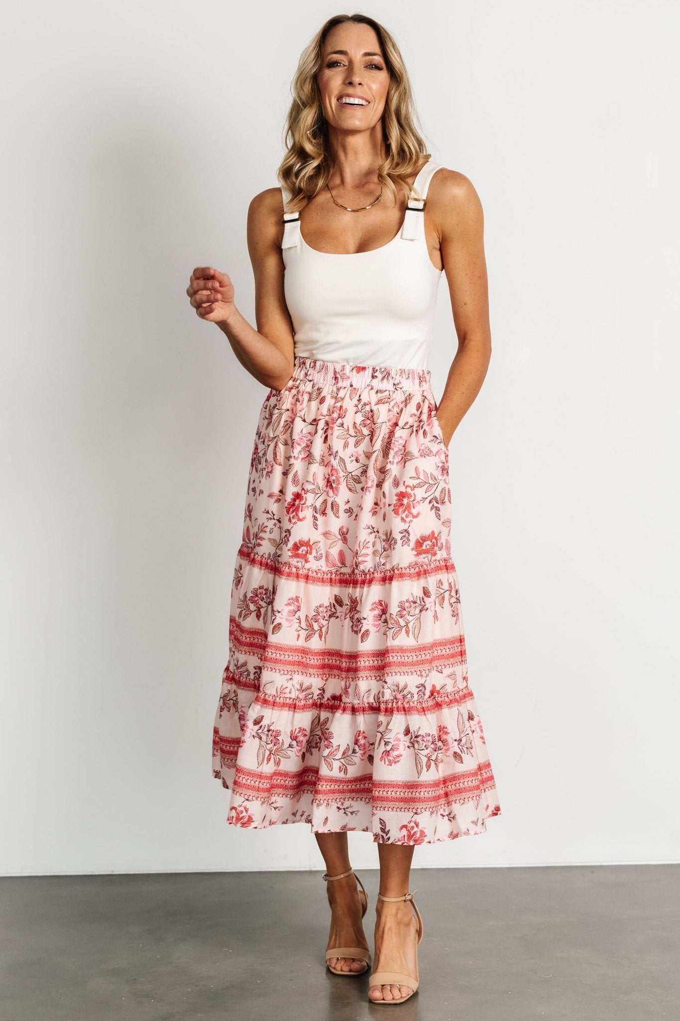 Meg Skirt | Blush Multi - Baltic Born