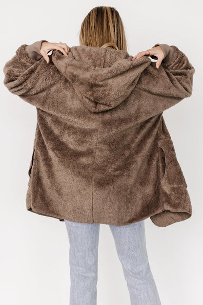 Melrose Teddy Jacket | Brown - Baltic Born