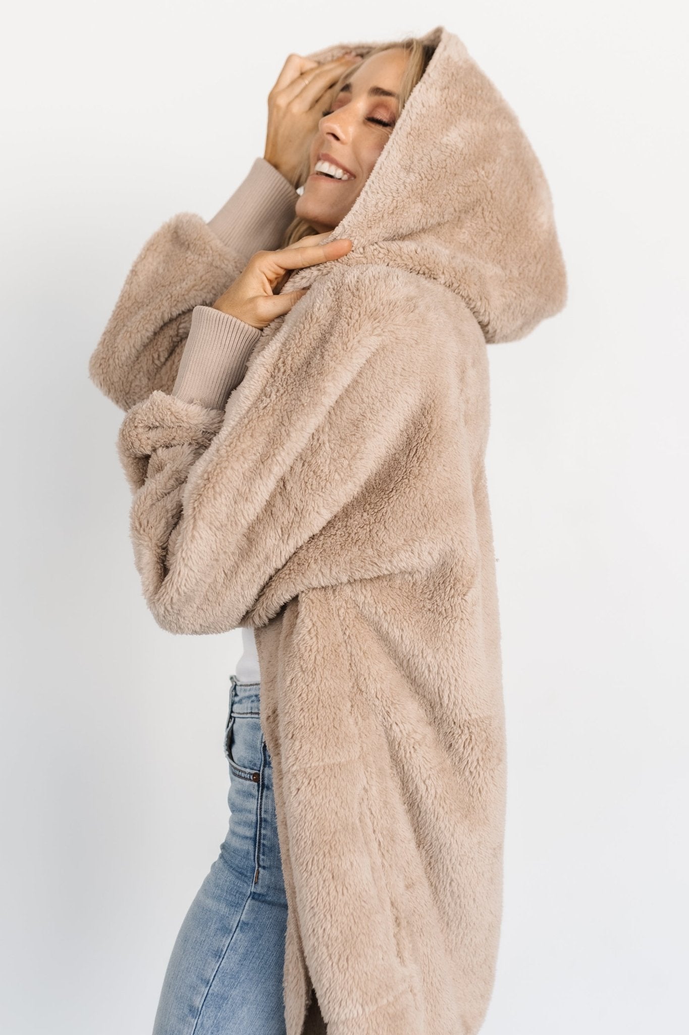 Melrose Teddy Jacket | Taupe - Baltic Born