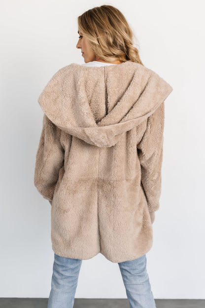 Melrose Teddy Jacket | Taupe - Baltic Born