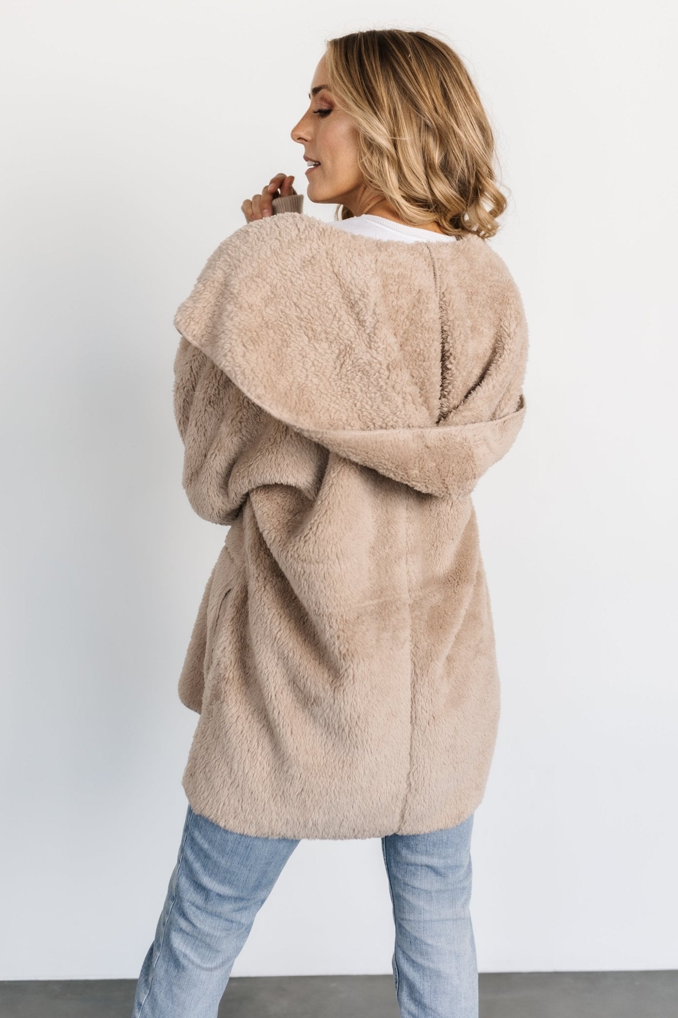 Melrose Teddy Jacket | Taupe - Baltic Born