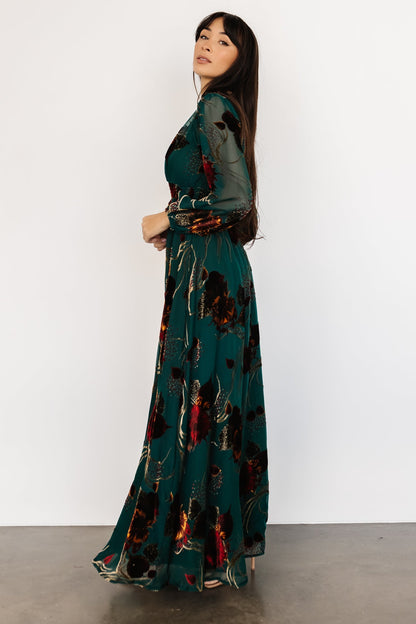 Mikla Maxi Dress | Jade Multi - Baltic Born