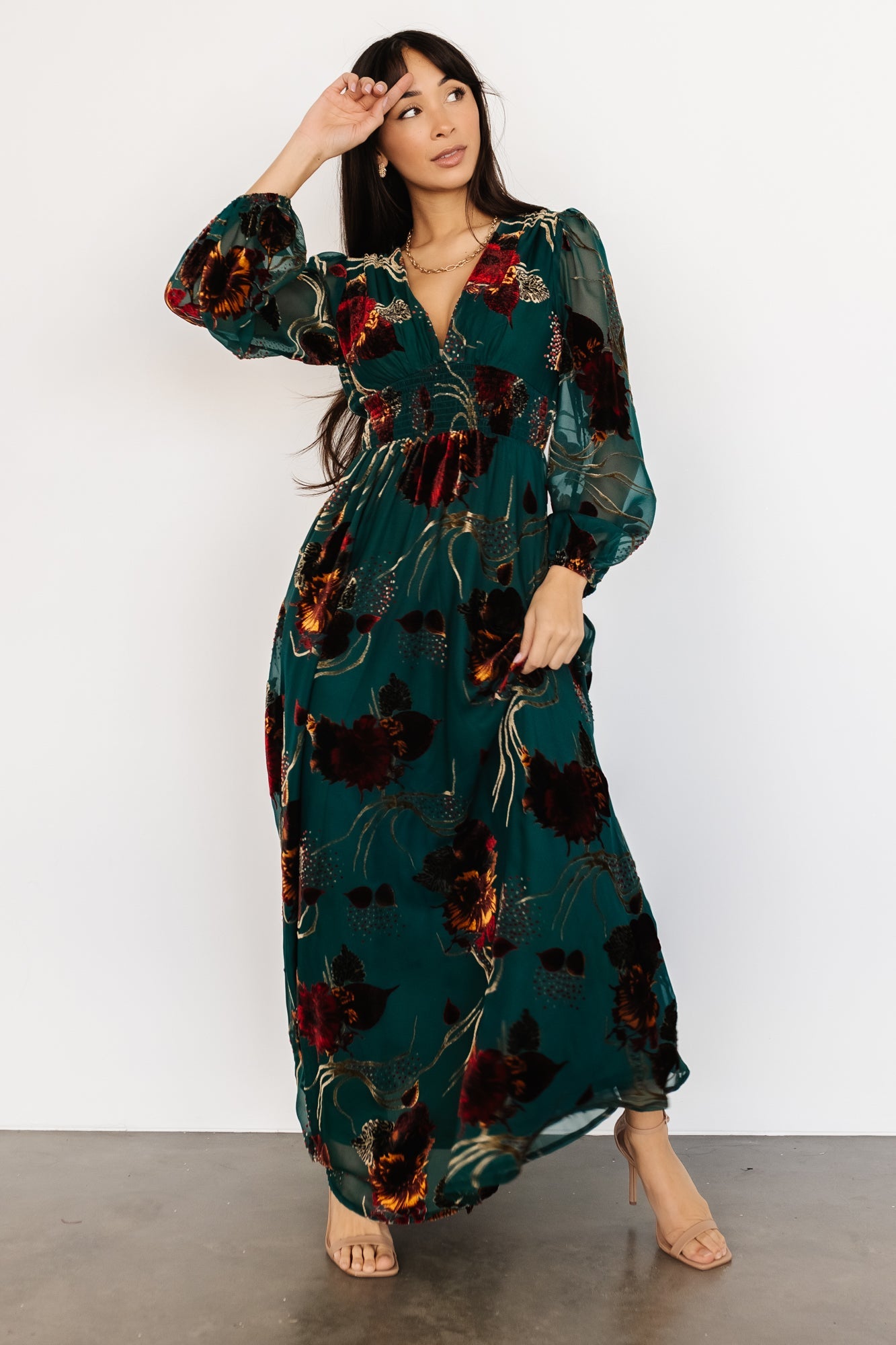 Mikla Maxi Dress | Jade Multi - Baltic Born