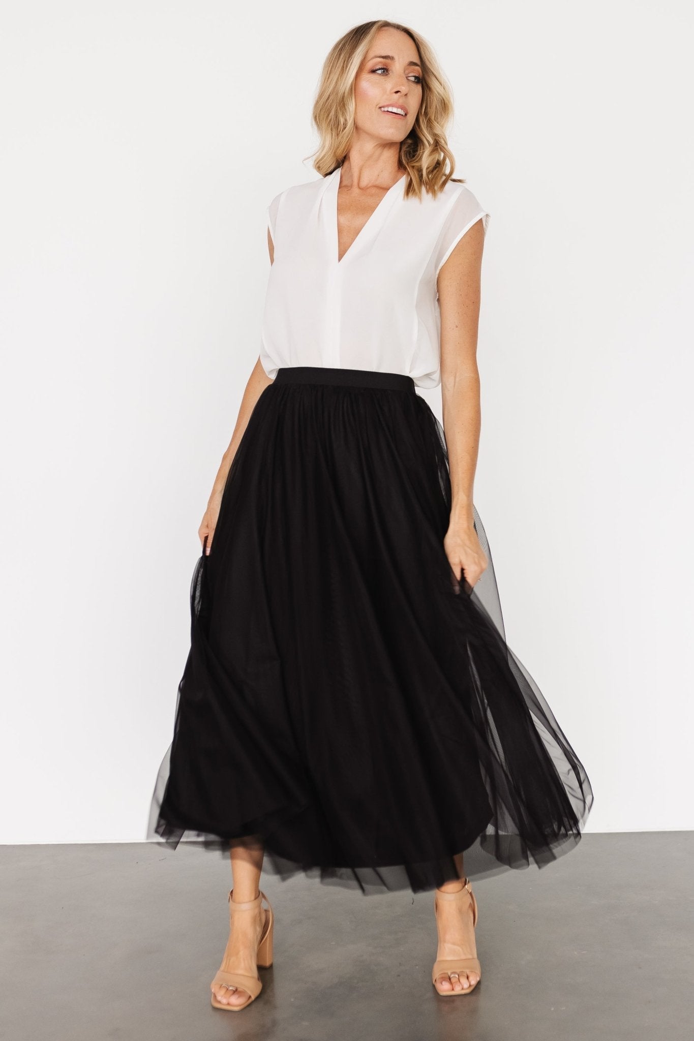 Mila Tulle Skirt | Black - Baltic Born