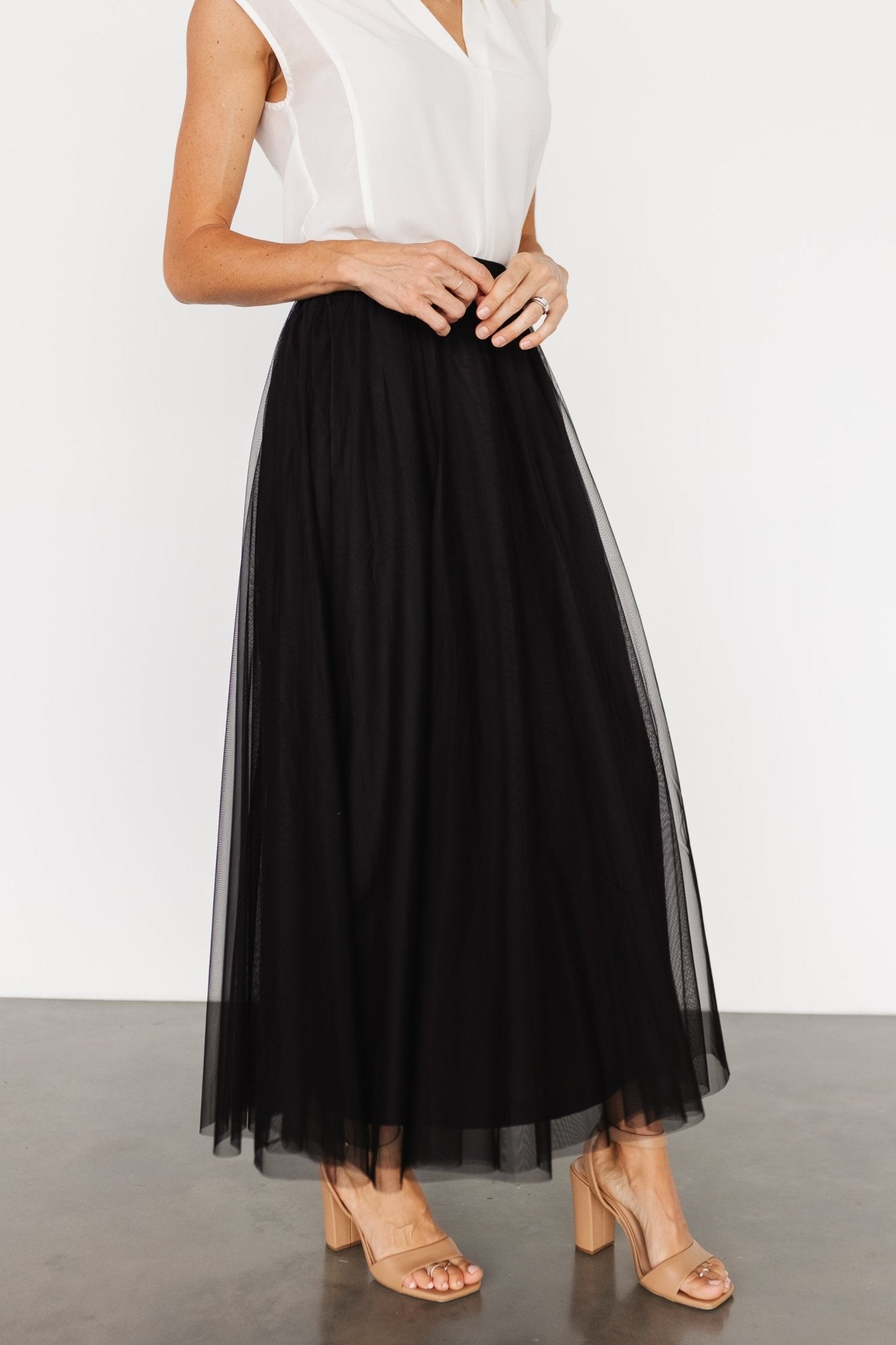 Mila Tulle Skirt | Black - Baltic Born