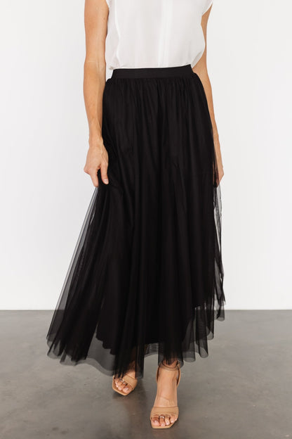 Mila Tulle Skirt | Black - Baltic Born