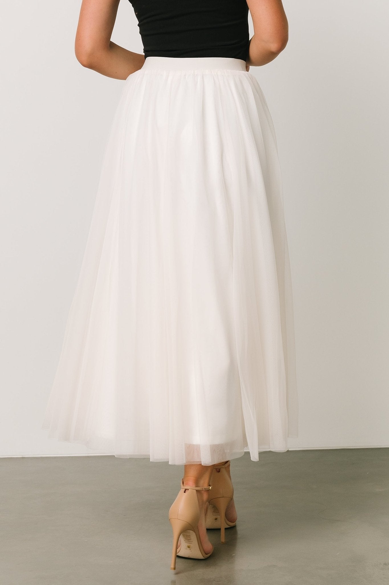 Mila Tulle Skirt | Cream - Baltic Born