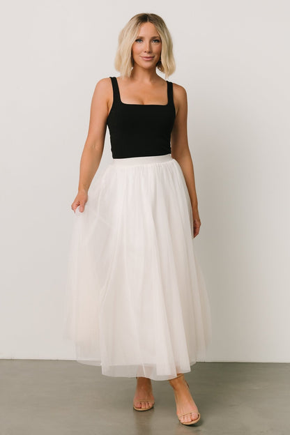 Mila Tulle Skirt | Cream - Baltic Born