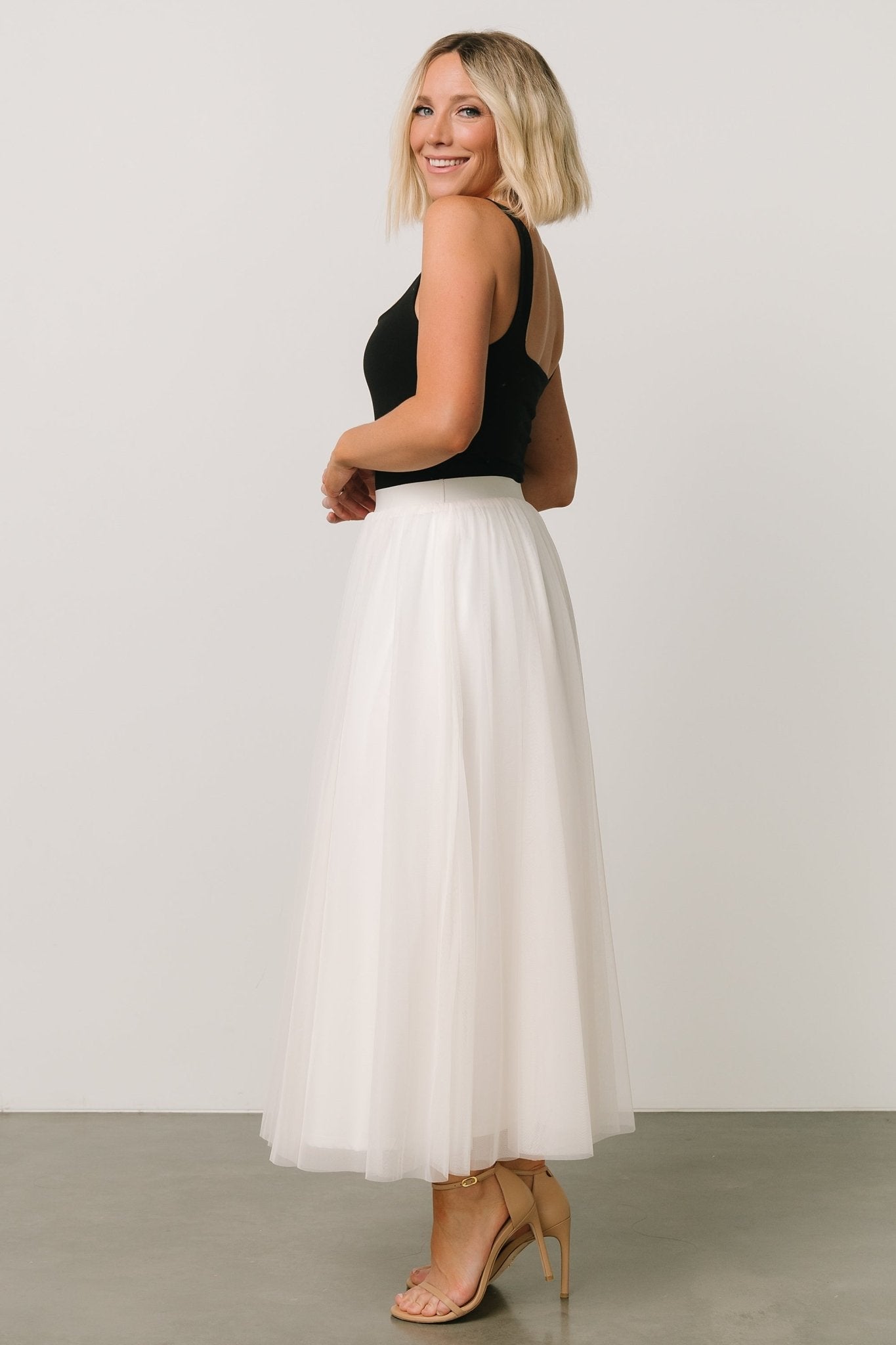 Mila Tulle Skirt | Cream - Baltic Born