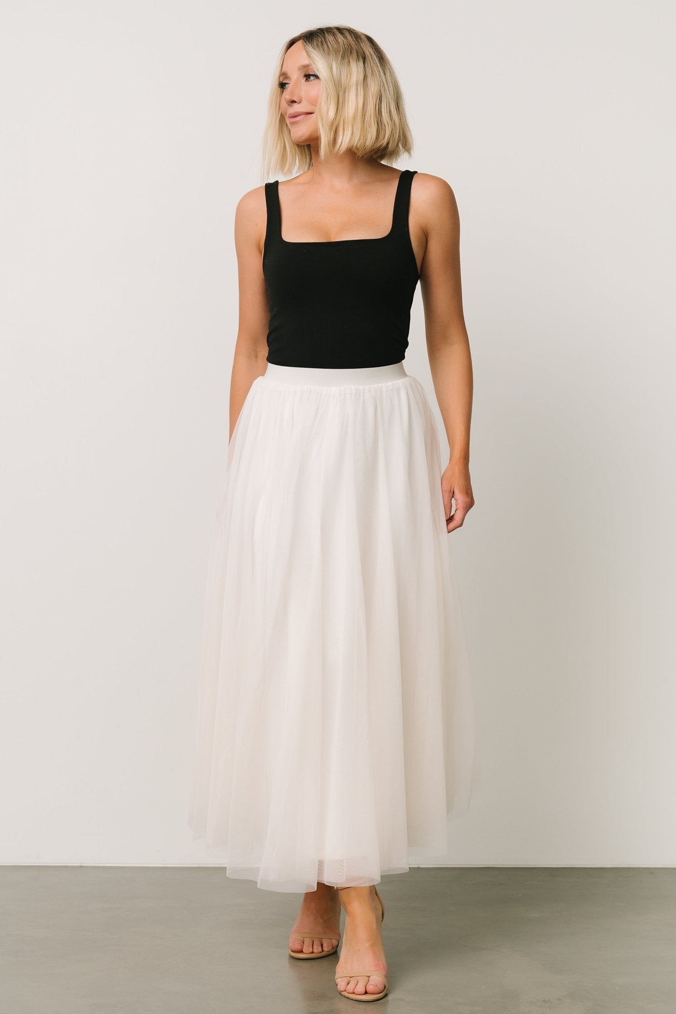 Mila Tulle Skirt | Cream - Baltic Born