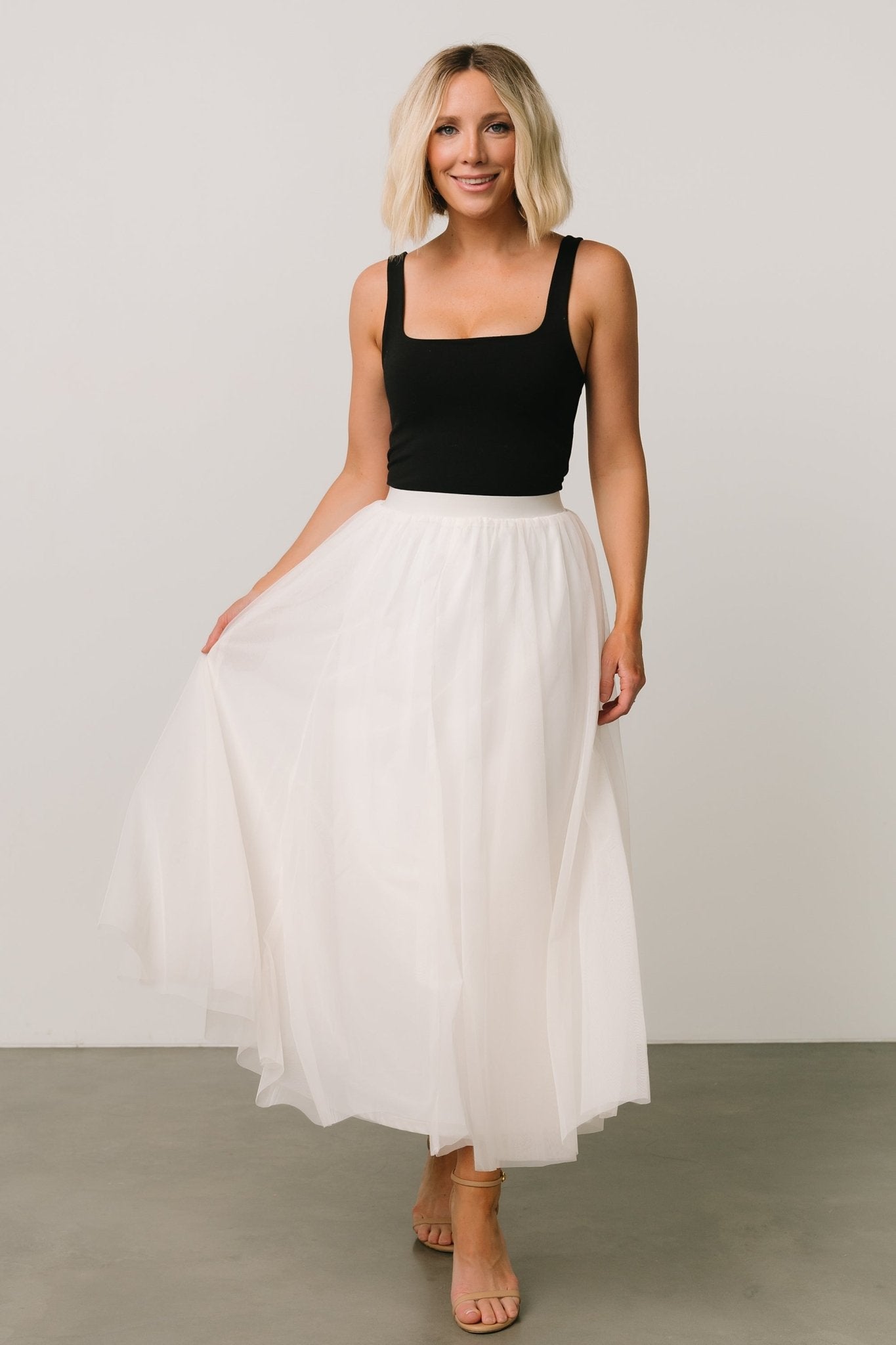 Mila Tulle Skirt | Cream - Baltic Born