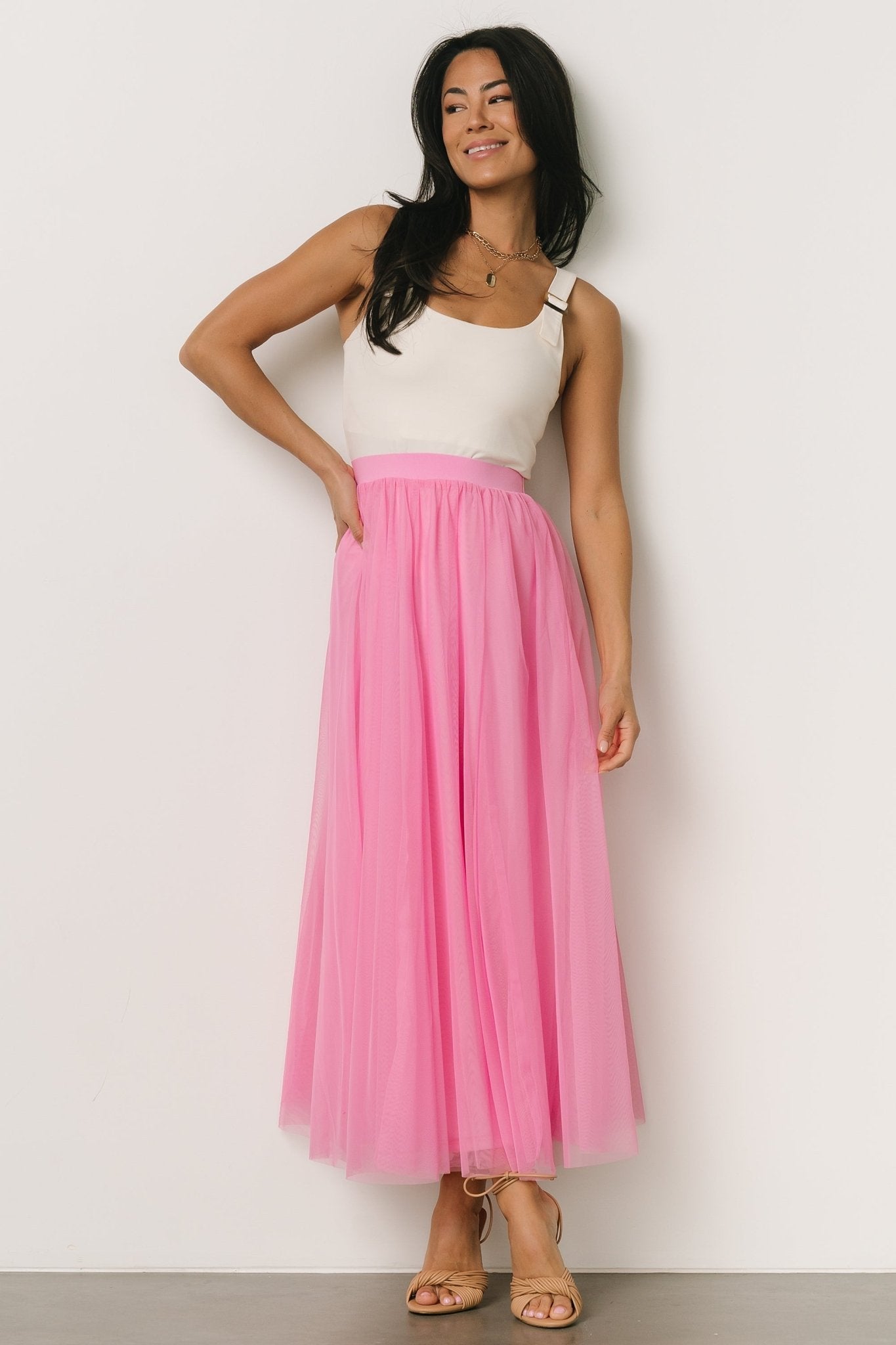 Mila Tulle Skirt | Taffy Pink - Baltic Born