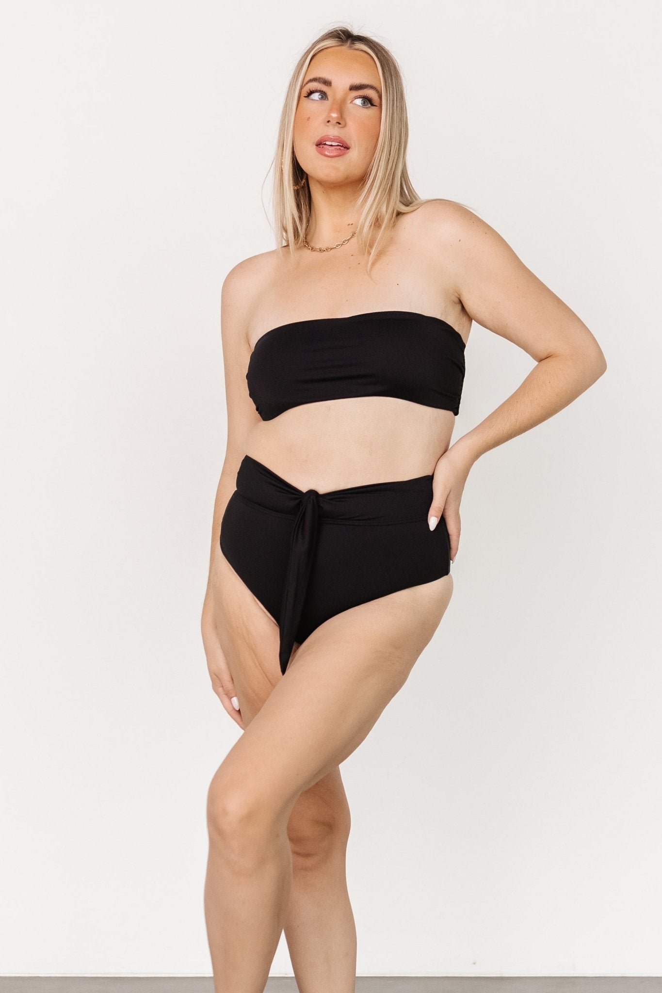 Milos Bikini Top | Black - Baltic Born