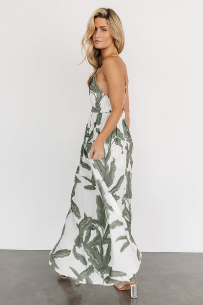 Miramar Maxi Dress | Green Print - Baltic Born